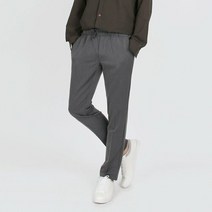 파파브로 남성 봄 허리밴딩 슬림핏 슬랙스 LO-SLA-D28-그레이