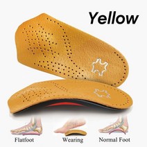 평발용 기능성 아치형 패드 푹신한 군대 깔창 신발 eid leather orthopedic insoles orthotics health sole pad for 발