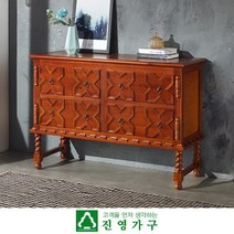 여리 클래식 와이드 4칸 콘솔-엔틱