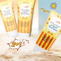 2+1 데일리 온가족 선크림 알로에배라 자외선차단제 천연식물성 로션, 1개, 70ml, 2. 단품 데일리 선크림 70ml