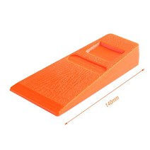 고임목 차량고임목 화물차고임목 버팀목 1pcs 5 인치 벌목 웨지 플라스틱 쓰러진 초크 나무 절단 웨지 로깅에 대 한 떨어지는 절단 절단 목 판화 도구 오렌지, 1개, A 1Pcs Felling Wedge