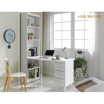 아이방 서재방 꾸미기 5단 선반형 책장 맞춤책장 혼수, 색상_화이트, 상세페이지 참조