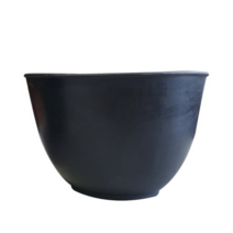 고무그릇 (사이즈-대) 고무볼 석고볼 석고가루 믹싱, 블랙, 3세트