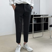 옷자락 남자 키작남 키큰남 베이직 밴딩 정장 슬랙스 팬츠