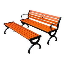 야외 원목 벤치 방무목 광장 정원 의자 철제 세트 공원용 변신 정류장 테이블 바퀴달린집 옥외 그늘막 식탁 평 용 야, A