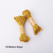 카톤 호일 골드 종이 선물 상자 베개 컵케익 웨딩 호의 사탕 용품 포장, [40] 10 meters rope