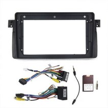 카오디오 DSP 엠프 튜닝 무선카팩 BMW E46 M3 로버 75 318320325330335 용 자동차 페시아 프레임 어댑터 Canbus 박스 디코더 안드로이드 라디오 오디오 대, Frame Cable CANBUS