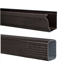 지붕 기와 처마물받이 홈통 PVC 빗물받이 시스템 판넬, 처마 물받이 홈통