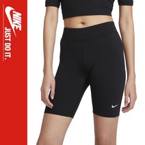 나이키 여성의류 반바지 우먼 에센셜 미드라이즈 바이크쇼츠 (CZ8527-010) 타이즈 쇼트 바이크쇼트