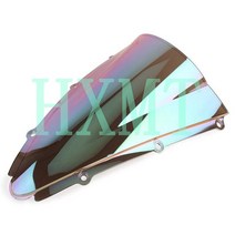 핸들바스템 핸들박스 핸들바거치대 야마하 용 YZF 1000 R1 윈드 실드 스크린 더블 버블 오토바이 00 01, 06 White iridium