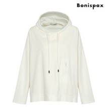 [보니스팍스(여성의류)] [보니스팍스]지퍼 포켓 후드 티셔츠-MS62TS016