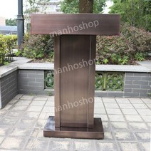 스테인레스 단상 교회강대상 연단 고급 연설대 사회대 강의대 교단 학교 강연대 인포메이션, 17. 클래식 레드 고동