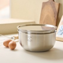 리한 본 스텐 믹싱볼 채반 커버 3P 세트 21cm, 믹싱볼 채반 커버  3p