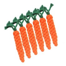 펫에이드 실타래 강아지장난감 오렌지 당근 8개, 01.당근8개, 상세설명 참조