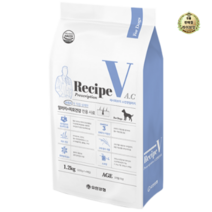 라이브잇 유한양행 Recipe V 반려견 처방식사료, 5개, 1.2kg, 알러지+피모