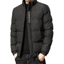 남성 방한 발열 경량 지퍼 패딩
