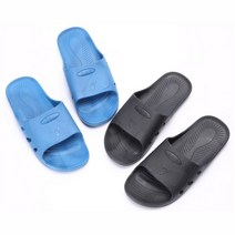 남성과 여성을위한 정전기 방지 슬리퍼 내마모성 pvc 부드러운 바닥 검정색과 파란색 정화 먼지없는 작업장 전자 공장 노동 보호 슬리퍼