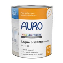 AURO 아우로 516-90 백색 흰색 유광 래커 페인트 750ml