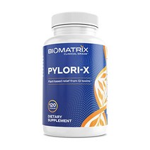 BioMatrix PyloriX for H. Pylori Defense 매스틱 껌 아연 ZINC 카르노신 비스무트 솔트 120캡슐