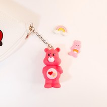 케어베어 곰돌이 피규어 골프 퍼터키퍼 퍼터커버 홀더 집게 골프선물 홀인원 선물 악세사리, 핑크베어 퍼터키퍼