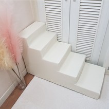 8 DECO 강아지계단5단 방수 애견계단 펫스텝 5단 높이 60cm_방수 아이보리, (방수) 5단 아이보리