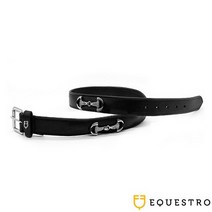 [EQUESTRO] Diamond 재갈장식 가죽벨트, 80cm