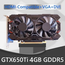 그래픽 카드 gtx550ti 2gb 4gb 6gb 컴퓨터 192bit gddr5 nvidia pci-e 2.0 hdmi 호환 1050ti 게임 비디오 카드(냉각 팬 포함), 협력사, gtx650ti 4기가 128비트