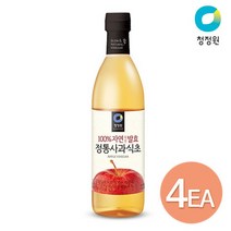 청정원 정통 사과 식초, 470ml, 4개