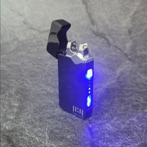 일레븐일레븐 USB충전식 라이터 플라즈마 라이터 전기 라이터, 블랙