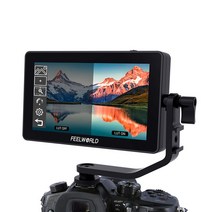 필월드 F6 플러스 4K 카메라 프리뷰 모니터 5.5인치 3D LUT 터치스크린 웰라이프, FEELWORLD F6 PLUS