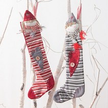 길쭉이 걸&보이 양말 40cm 트리 크리스마스 TROMCG, 길쭉이 보이양말