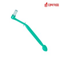 커피머신 청소용 브러쉬 그린, 단품, 1개