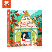 Usbrone Pop Up Fairy Tales Birds Snow White 교육적 3D 플랩 그림 카드보드 북 어린이 독서 영어책