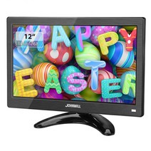 34인치모니터 와이드 세로 모니터 12 LCD HD PC 미니 TV 컴퓨터 PS3/PS4 라즈베리 파이 CCTV 비디오 입력 휴대용 스피커 HDMI VGA, [01] 12 -1366X768