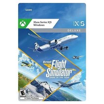 XBOX게임패스 XBOX게임 Microsoft Flight Simulator: 올해의 디럭스 게임 에디션 – Xbox 및 Windows 디지털 코드 135417, Xbox Series X|S 및 Windows [디지털, 1개