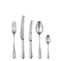 MEPRA Dolce Vita 플랫웨어 세트 36피스 백랍 마감 식기세척기 사용 가능 USA 미국, [36 Piece Set]