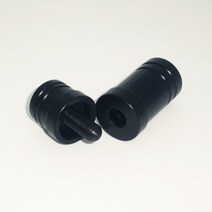 큐대가방 당구큐대케이스 당구가방 뉴 모델 풀 큐 스틱 조인트 프로텍터 516x18 캡 아메리칸 교체용, Black+4 sets