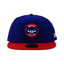 (뉴 에라) 59FIFTY 시카고 컵스 [MLB 1979 COOPERSTOWN FITTED CAP] NEW ERA CHICAGO CUBS 5950 모자 블루 캡 (8-14 (약 65.4cm)) []