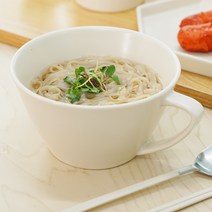 이지라이프 손잡이 라면기 도자기, 크림화이트