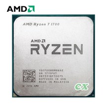 AMD Ryzen 7 1700 3.0 GHz 8 코어 16 스레드 CPU 프로세서 YD1700BBM88AE 소켓 AM4, 한개옵션0