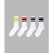 일오공칠 4팩 1507 클래식 애슬레틱 스케이트 삭스 양말 - 컬러팩 ATHLETIC SKATE SOCKS_ COLOR팩