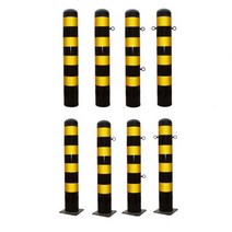 일자형 스틸 볼라드 165 x 1200mm, 앙카H1100고리1개