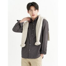 [빈폴] [SLIM] 블랙 옥스포드 윈도우 체크 셔츠 (BC2864A155)