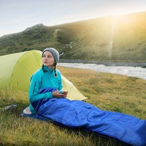 3계절 침낭 가벼운 캠핑 백패킹 하이킹 트래킹 기본형, 레드기본형, 쿠팡 레드 기본형