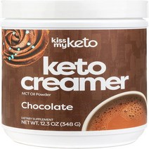 Chocolate Creamer Kiss My Keto Creamer Hot Chocolate Mix — No Carb Sugar Free Cocoa Powder + MCT O, 1