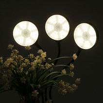 (웜색) 식물등(3헤드) 다육이조명 NE쑥쑥 광합성 LED, 상세페이지 참조, 상세페이지 참조
