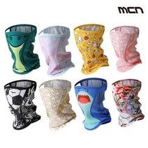 MCN 어린이 여성 매쉬 자외선차단 쿨 마스크 넥워머, 단품, 1개