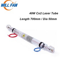레이저 수직기 수평계 직선기 레벨기 Will Fan 40w Co2 레이저 튜브 길이 700mm 직경 50mm 유리 램프 부품, 한개옵션0