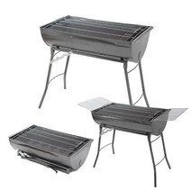 휴대성좋은 접이식 스탠드형 바베큐그릴 특대형캠핑그릴BBQ그릴, 날개형