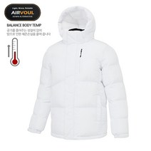 미라클 패딩점퍼 하프패딩 숏패딩 MRS 화이트 남녀 빅사이즈